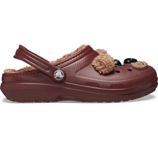 Classic Lined IAM BrownBear Clog Kids